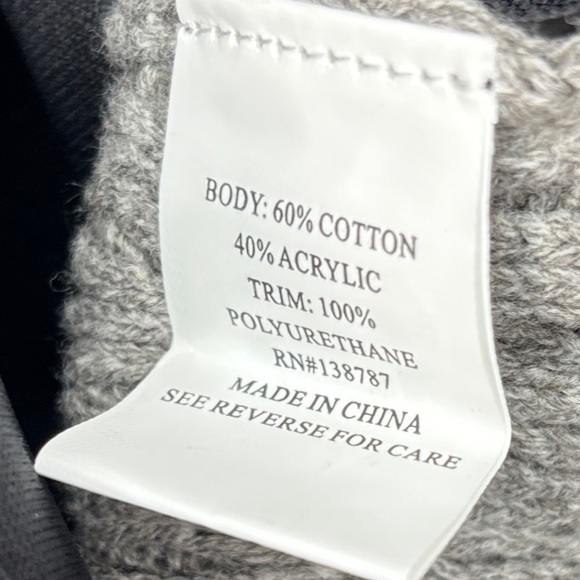 Love8 Faux Leather Front Sweater size Small NWOT - Picture 8 of 9